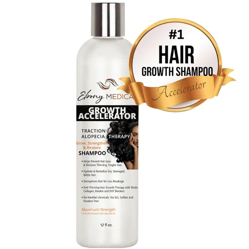 Miniatura 7 de Ebony Medical Hair Support Shampoo - Solución para adelgazar el cabello y cabello parásito - Fortalece las hebras, la salud y el volumen del cuero