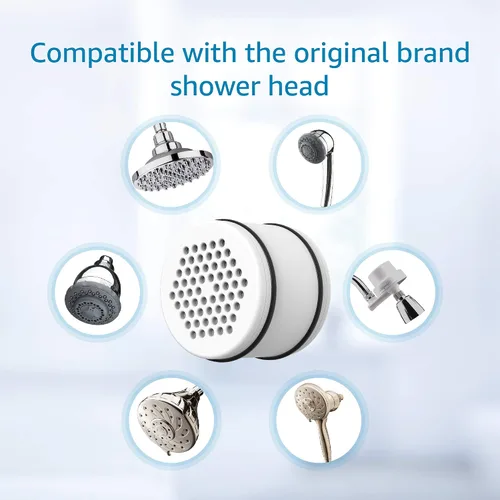 Miniatura 3 de AQUA CREST WHR-140 - Cartucho de repuesto para filtro de ducha Culligan® WHR-140, WSH-C125, ISH-100, HSH-C135, filtro de agua para cabezal de ducha