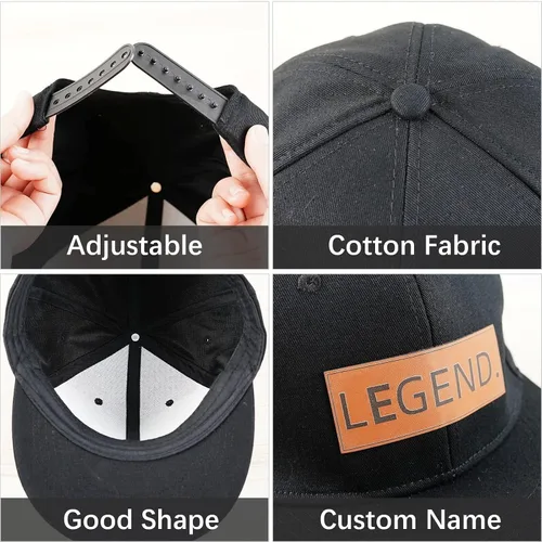 Miniatura 6 de Sombreros personalizados para bebés, gorras de béisbol personalizadas con nombre, gorras de camión ajustables para bebés, niños y adultos