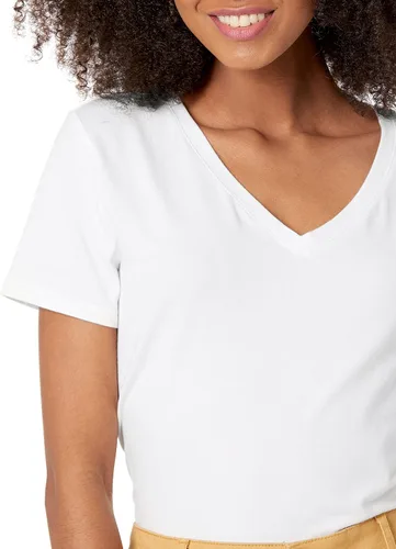 Miniatura 4 de Tienda Essentials Women's Classic-Fit Short-Sleeve V-Neck T-Shirt, (Available in Plus Size), Multipacks