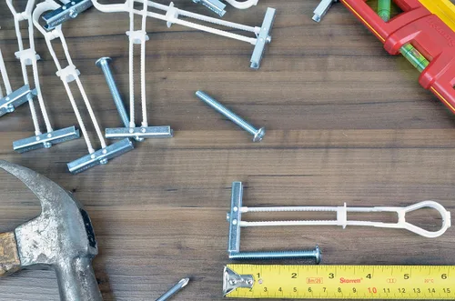 Miniatura 6 de SFOR Paquete de 60 anclajes de perno de palanca de 1/4 pulgadas Anclajes para paneles de yeso, tornillos para paneles de yeso, anclajes de pared