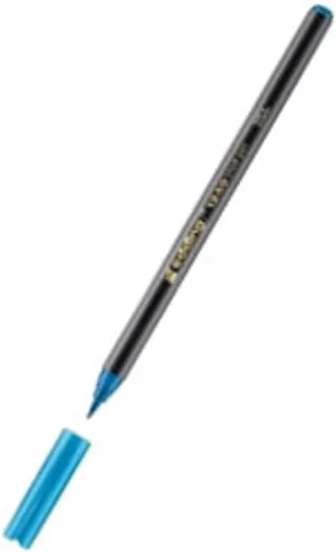 Miniatura 24 de edding 1340 pincel - azul - 1 bolígrafo - punta de pincel flexible - rotulador para pintar, escribir y dibujar - diarios de viñetas, letras a mano