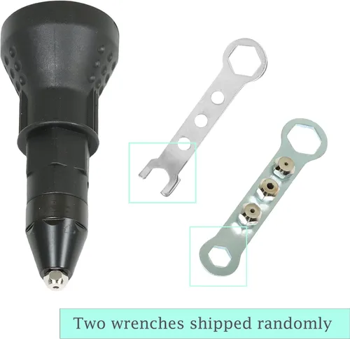 Miniatura 5 de marddpair Adaptador de taladro eléctrico de pistola de tuerca de remache para herramienta de remachado inalámbrico, adaptador de tuerca