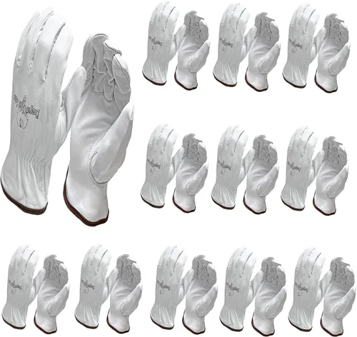 Miniatura 7 de Strongarm - Guantes Premium de Cuero de Piel de Cabra para Soldadura y Trabajo, para Soldadura, Construcción, Industrial, Jardinería, Mechanix