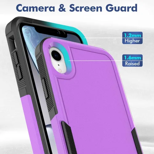 Miniatura 329 de Jeylly Funda para iPhone SE/Funda para iPhone 5S, Exterior de Plástico Duro que Absorbe Golpes + Interior de Silicona de Goma Defensor contra