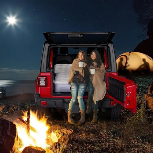 Miniatura 2 de Colchón para Jeep con Bomba de Aire Inalámbrica, Colchón de Aire para SUV de 10 Pulgadas, Cama de Camping para Jeep Wrangler JK JKU JL JLU Unlimited