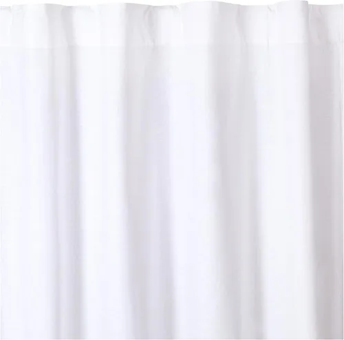 Miniatura 6 de HOMIDATE Juego de cortinas de algodón blanco de 2 a 50 x 63 pulgadas de largo, cortinas texturizadas para dormitorio, sala de estar, cocina, paneles