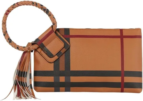 Miniatura 50 de Monedero de mano para mujer, cartera de noche con correa de mano, informal, formal, de cuero vegano, Metro Muse