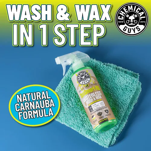 Miniatura 4 de Chemical Guys WAC_707RU_16 EcoSmart - Lavado y cera sin agua listo para usar, seguro para automóviles, camiones, SUV, motocicletas, caravanas y más