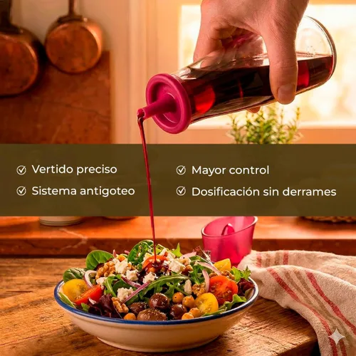 Miniatura 5 de Tescoma Botella dispensadora de vinagre de 8.5 onzas, con boquilla antigoteo