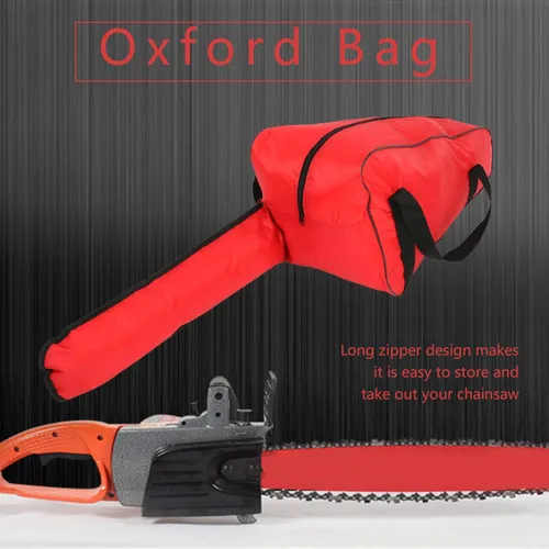 Miniatura 4 de Bolsa de transporte para motosierra, bolsa de almacenamiento de motosierra de 20 pulgadas para hombres, leñador de carpintería, kit de archivo