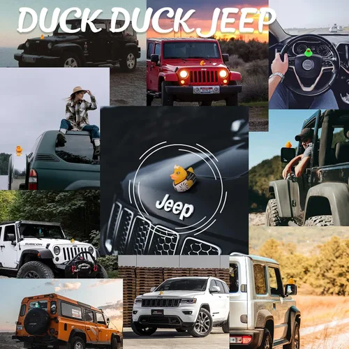 Miniatura 6 de Paquete de 100 patos de goma al por mayor, patitos surtidos para Jeeps Ducking, patitos de goma para juguetes de baño para bebés, juguetes de baño