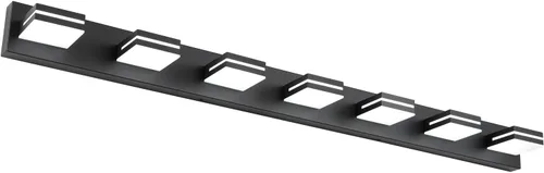 Miniatura 56 de SineRise - Lámpara LED para tocador de baño - Moderna lámpara de acrílico con acabado cromado para iluminación de pared sobre el espejo - 2 luces
