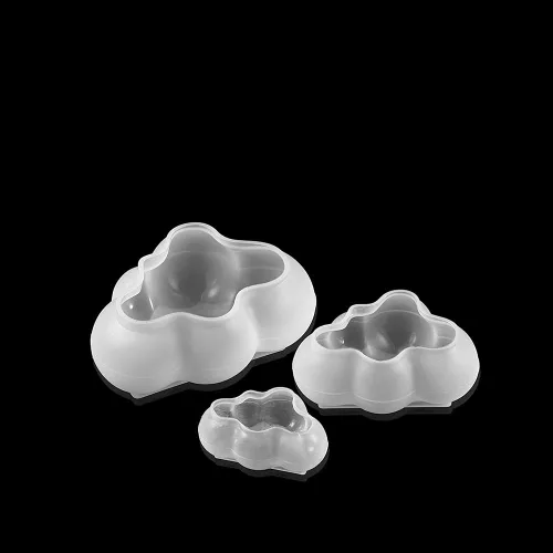 Miniatura 5 de Molde de silicona de fundición de resina en forma de nube 3D, molde para velas de jabón, para bricolaje, resina epoxi, manualidades, decoraciones