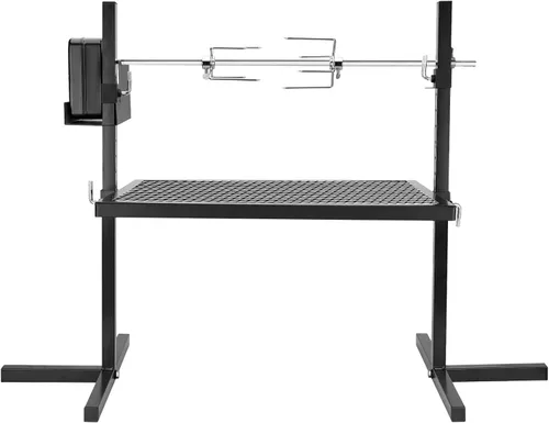 Onlyfire Sistema de Parrilla Rotisserie Ajustable para Acampar al Aire Libre y Kit de Asador con Motor Portátil de CC de 3V y Varilla de Asador