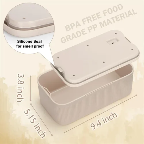 Miniatura 6 de Caja de seguridad pequeña, caja de bloqueo de medicamentos con código, caja de almacenamiento con cerradura para refrigerador, cajas para Crema