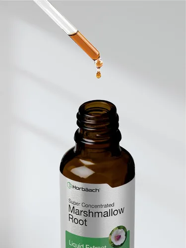 Miniatura 7 de Horbäach Tintura de extracto de raíz de malvavisco 2 onzas líquidas Althaea Officinalis Liquid Sin alcohol Vegetariano, sin OMG y sin gluten