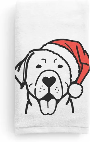 Miniatura 14 de Inkopious Santa Hat Airedale Terrier - Toalla de mano decorativa - Decoración navideña para el hogar