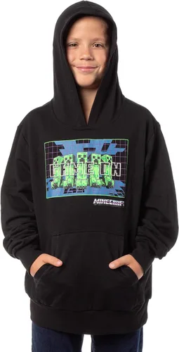 Miniatura 2 de Minecraft Game On Creeper Mob - Sudadera con capucha para niños y niñas