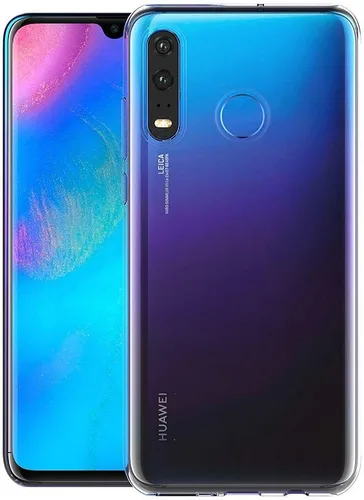 Miniatura 2 de MaiJin Funda para Huawei P30 Lite/Nova 4E (6.15 pulgadas) TPU suave goma gel parachoques transparente contraportada