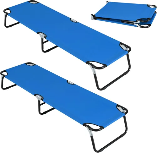 Miniatura 11 de Giantex Catre plegable de camping para adultos, cama portátil con tela Oxford 600D, marco resistente, capacidad de 350 libras, uso en 1 paso, silla