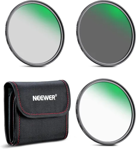 NEEWER Kit de filtro de lente de 2.835 in ND8 ND64 CPL, densidad neutra+kit de filtro polarizador circular con 30 capas de revestimiento nano/vidrio