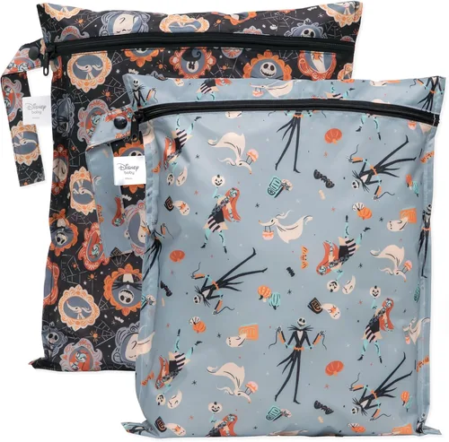 Miniatura 15 de Bumkins - Bolsa húmeda impermeable más grande - Para bebé, viajes, traje de baño, pañales de tela, piezas de bomba, piscina, gimnasio, artículos
