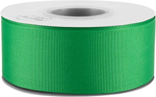 Miniatura 3 de Humphrey's Craft Cinta de grogrén verde de 1-1/2 pulgadas, 25 yardas, variedad de colores y tamaños para manualidades, envoltura de regalos, hacer