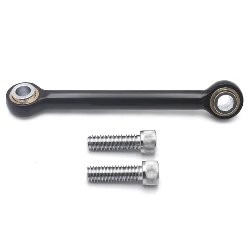 Miniatura 6 de Compatible con 2009 y posteriores Touring Trike FLHR FLHT Negro Enlace estabilizador de montaje del motor delantero [P/N: MT458-001-BK]