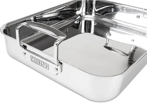 Miniatura 8 de Viking 3 capas Estante para asar con antiadherente de acero inoxidable, 16 inch by 13 inch
