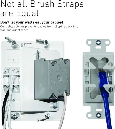 Miniatura 4 de Legrand, HT22U2WHR6 - Kit de alimentación para TV en casa, blanco, 6 pies de longitud, para oficina en casa y teatro