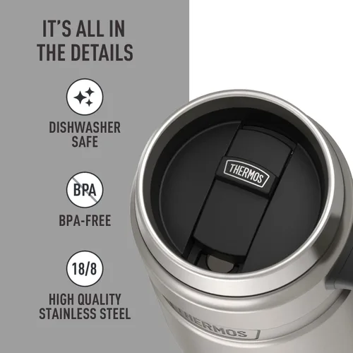 Miniatura 4 de Thermos Stainless King - Taza de café de 16 onzas, acero mate