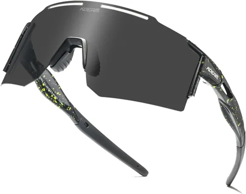 Miniatura 13 de Gafas de sol deportivas polarizadas UV400 para hombres y mujeres, gafas de ciclismo resistentes al viento para conducción, carrera, golf, lentes