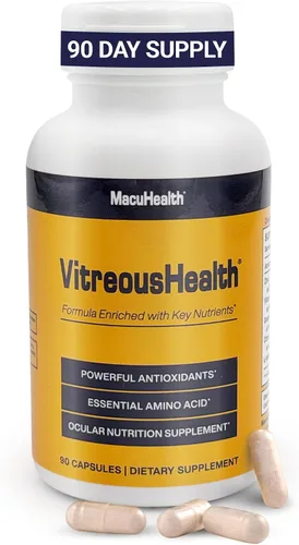Macuhealth VitreousHealth Suplemento para los ojos basado en la evidencia - 90 cápsulas