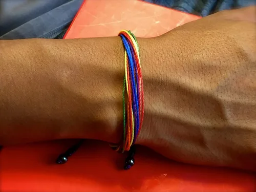 Miniatura 13 de Rumi Sumaq Pulsera de concientización para hombres, mujeres y niños – Pulsera de apoyo tejida ajustable anudada a mano – Pulsera de conciencia sutil