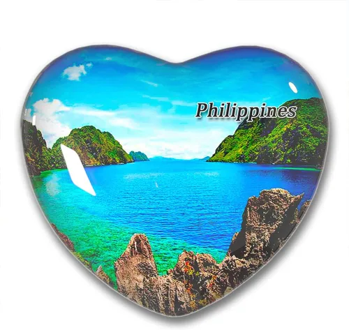 Filipinas El Nido Frigorífico Imanes Pegatina Cocina Refrigerador Decoración Imán Regalo Corazón Forma