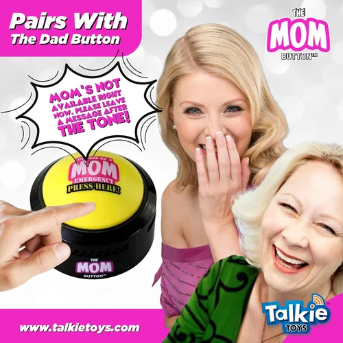 Miniatura 6 de Talkie Toys Products El botón de mamá - Reproduce 10 refranes divertidos de mamá - Genial