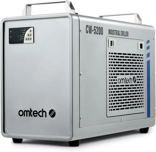 Miniatura 9 de OMTECH Enfriador de agua industrial de 9L 2.6gpm Sistema de enfriamiento de agua CW-3000 Enfriador de agua para 40W K40 CO2 grabado láser y máquinas