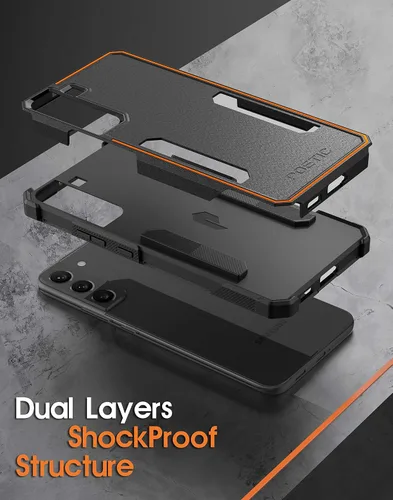Miniatura 3 de Poetic Neon Series - Funda diseñada para Samsung Galaxy S22 Plus 5G de 6.6 pulgadas, doble capa, resistente, resistente, ligera, delgada, a prueba
