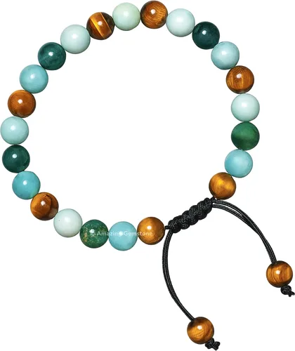 Miniatura 50 de Pulsera del zodiaco de cristales curativos