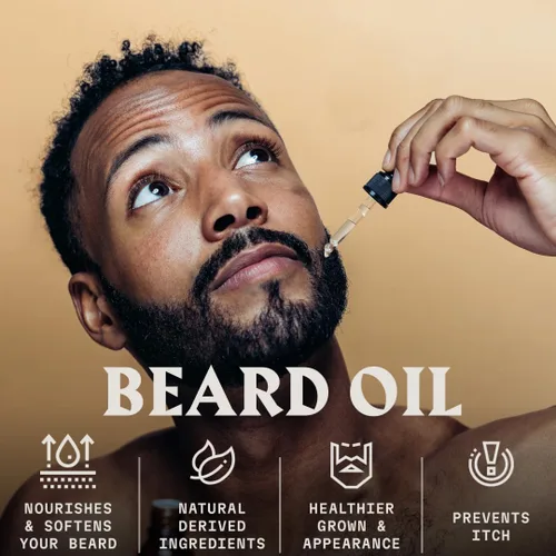 Miniatura 9 de Striking Viking Aceite y bálsamo para barba, kit de aseo para barba para hombre con aceite de barba totalmente natural y acondicionador de bálsamo