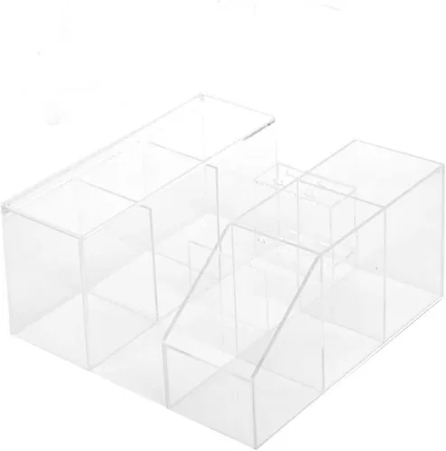 Organizador de belleza de pestañas, herramienta de injerto de pestañas acrílicas, herramienta de belleza con soporte de pinzas, cajas de exhibición