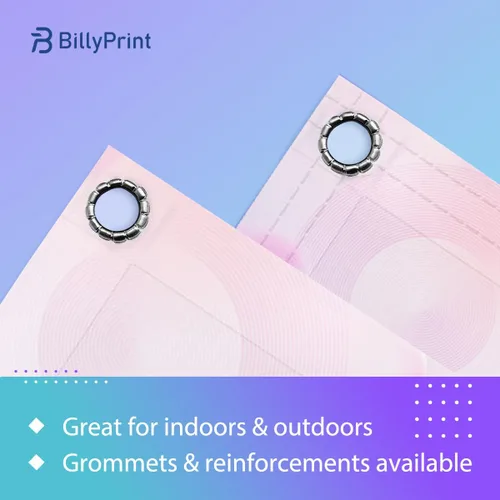 Miniatura 4 de BillyPrint Cartel de vinilo personalizado de doble cara con foto o texto personalizado para cumpleaños en interiores, negocios, graduación, fiestas