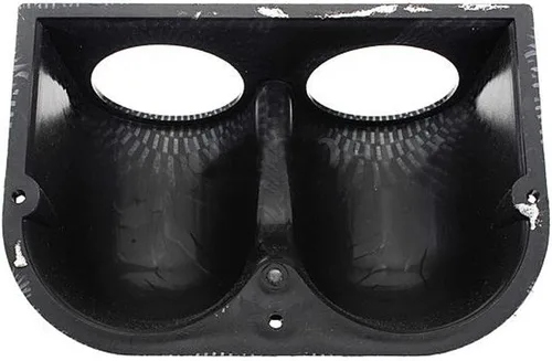 Miniatura 3 de ESUPPORT de fibra de carbono 2" 52mm resistente universal con dos orificios para montar medidores de tablero en auto