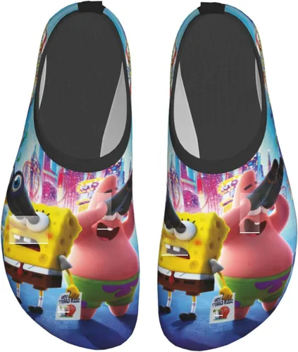 Miniatura 5 de ADFXRJ Zapatos de agua para niños y niñas, calcetines de agua de secado rápido, natación, playa, yoga, ropa deportiva, piscina, camping, viajes
