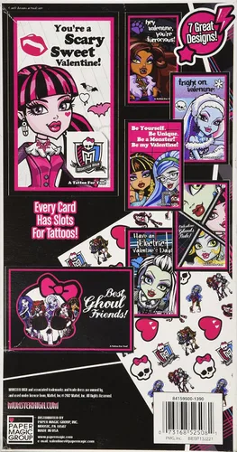 Miniatura 2 de UPD Monster High 34 San Valentín con 35 tatuajes, multicolor