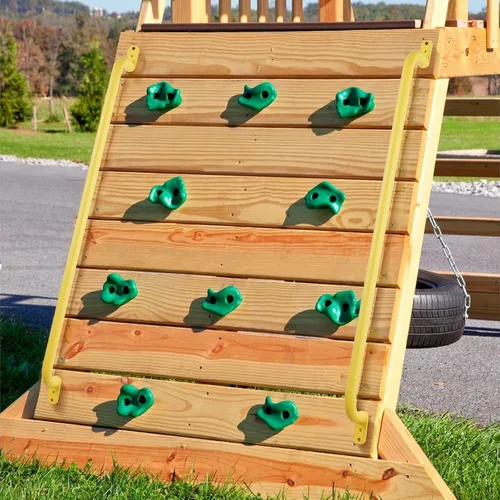 Miniatura 4 de Asa de escalera amarilla de 37 pulgadas de largo (1 par) – Asa de agarre larga de metal, barras de agarre para columpios, agarraderas de mano