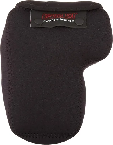 OP/TECH USA Soft Pouch – Funda compacta para cámara digital, bolsa de accesorios ligera, funda de neopreno elegante para DSLR, perfecta para Negro