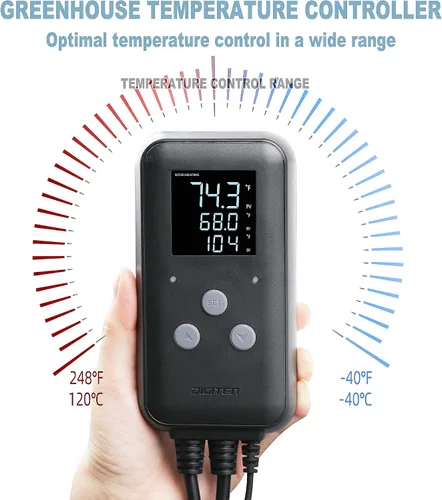 Miniatura 5 de Termostato de alfombra calefactora DIGITEN Controlador de temperatura impermeable DTC315 Termostato de enchufe para plántulas de invernadero Acuario