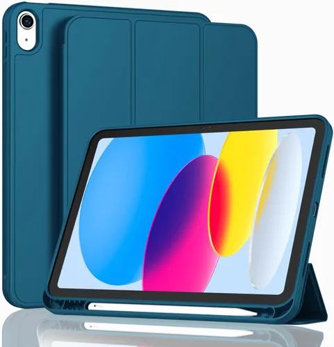 Miniatura 28 de ToaPoia - Funda para iPad (A16) de 11 pulgadas 2025/iPad 10.ª generación de 10.9 pulgadas 2022, cubierta protectora delgada con soporte triple